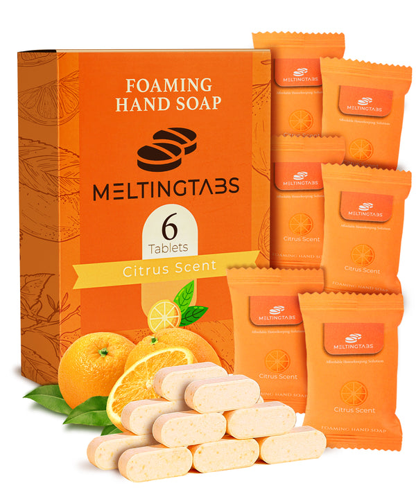 Foaming Hand Soap Refill - 6 Tablets Citrus Scent