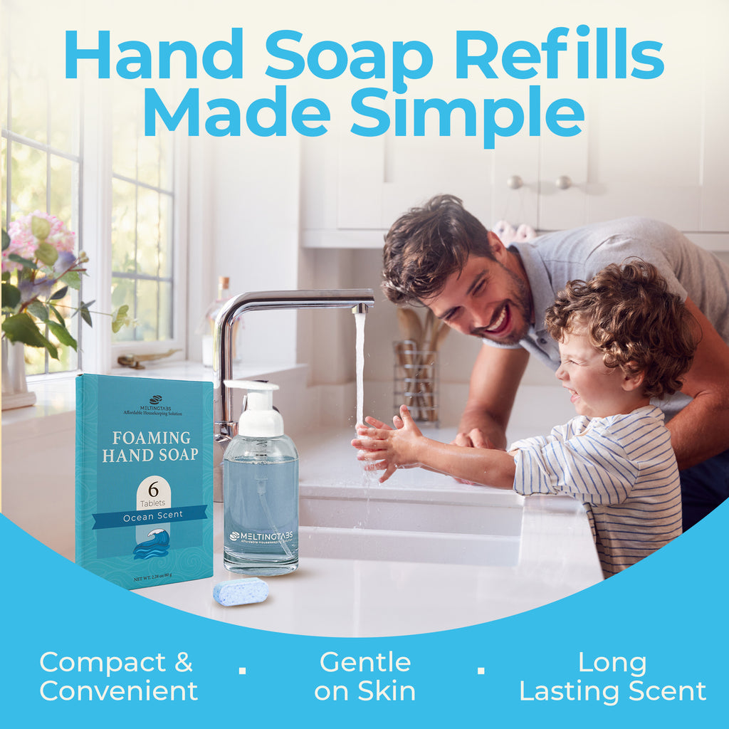 Foaming Hand Soap Refill - 6 Tablets Ocean Scent