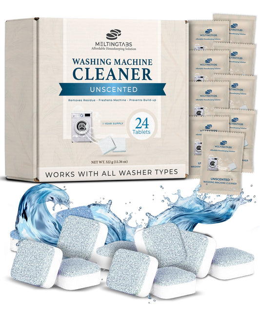 Washing Machine Cleaner - 24 Tablets Unscented