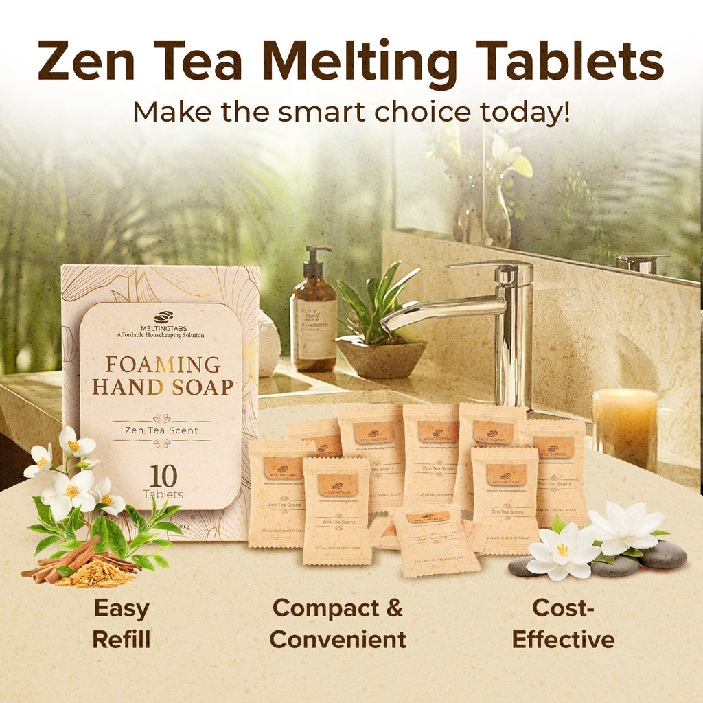 Foaming Hand Soap Refill - 10 Tablets Zen Tea Scent