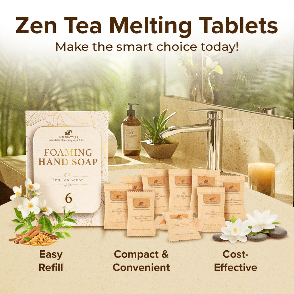 Foaming Hand Soap Refill - 6 Tablets Zen Tea Scent