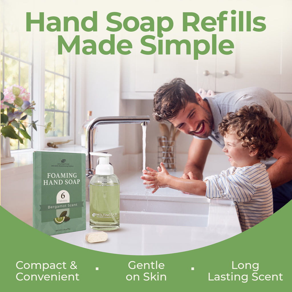 Foaming Hand Soap Refill - 6 Tablets Bergamot Scent